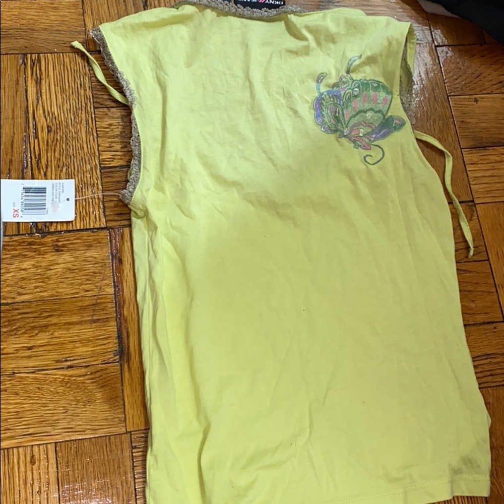 NWT DKNY Jeans green sleeveless top - Picture 5 of 5